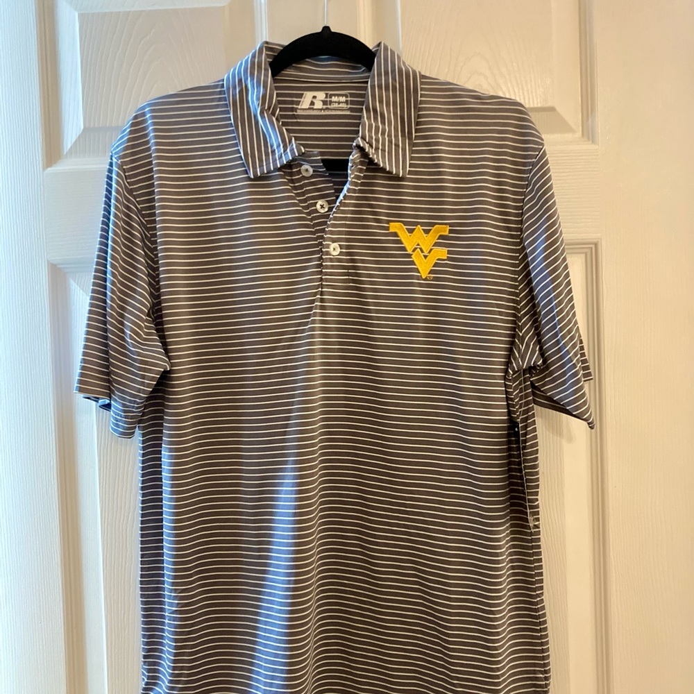 NWT WVU (West Virginia University) Men’s Medium Golf/Tennis/Country Club Shirts.